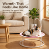 Round Elevated Pet Bed for Year-Round Lounging