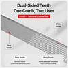 Stainless Steel Dual-Tooth Grooming Comb for Cats & Dogs