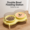 Ceramic Pet Bowl Set with Stand