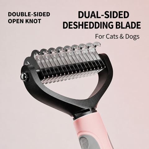 Double-Sided Dematting Comb for Cats & Dogs
