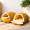 Semi-Enclosed EPE Foam Pet Bed for Cats & Dogs