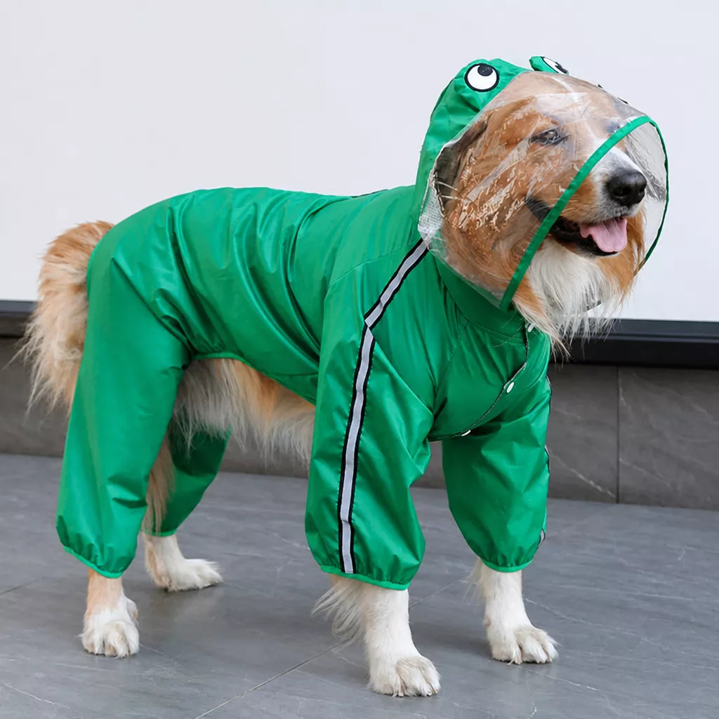 Four-Leg Waterproof Dog Raincoat