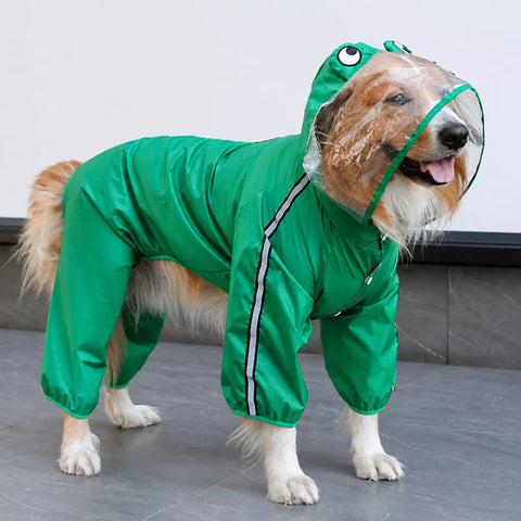 Four-Leg Waterproof Dog Raincoat