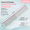 Cat & Dog Grooming Comb for Detangling and Loose Fur