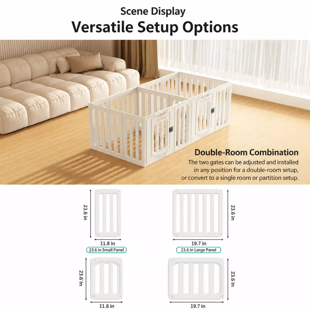 Indoor Resin Pet Playpen