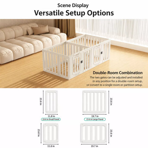 Indoor Resin Pet Playpen