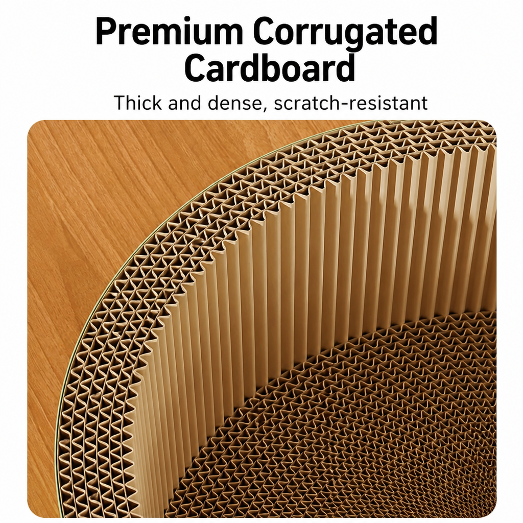 Corrugated Cardboard Cat Scratcher Lounge