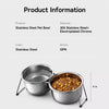 Elevated Stainless Steel Pet Bowl Stand