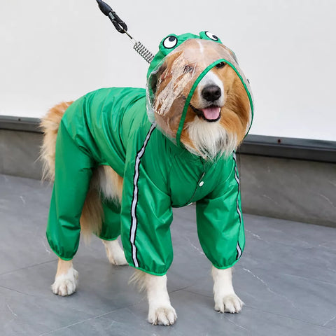 Four-Leg Waterproof Dog Raincoat