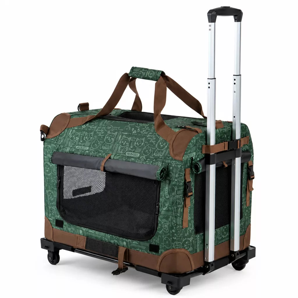 Foldable Pet Carrier for Cats and Dogs