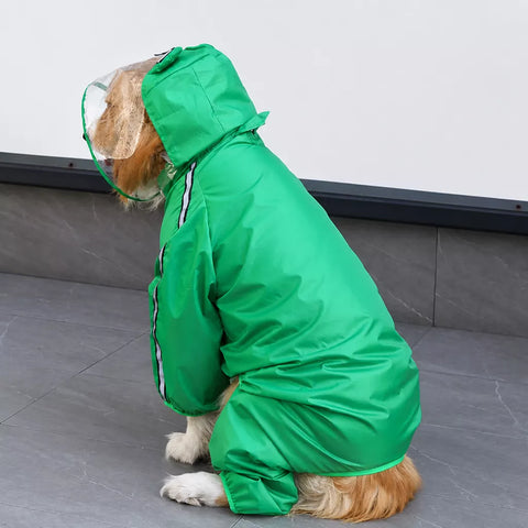 Four-Leg Waterproof Dog Raincoat