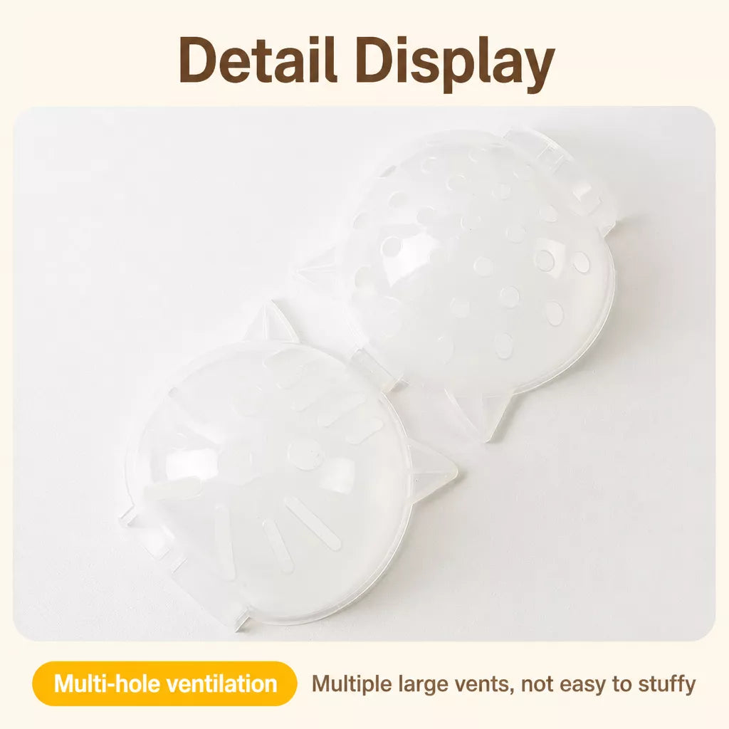 Clear Plastic Recovery Cone for Cats
