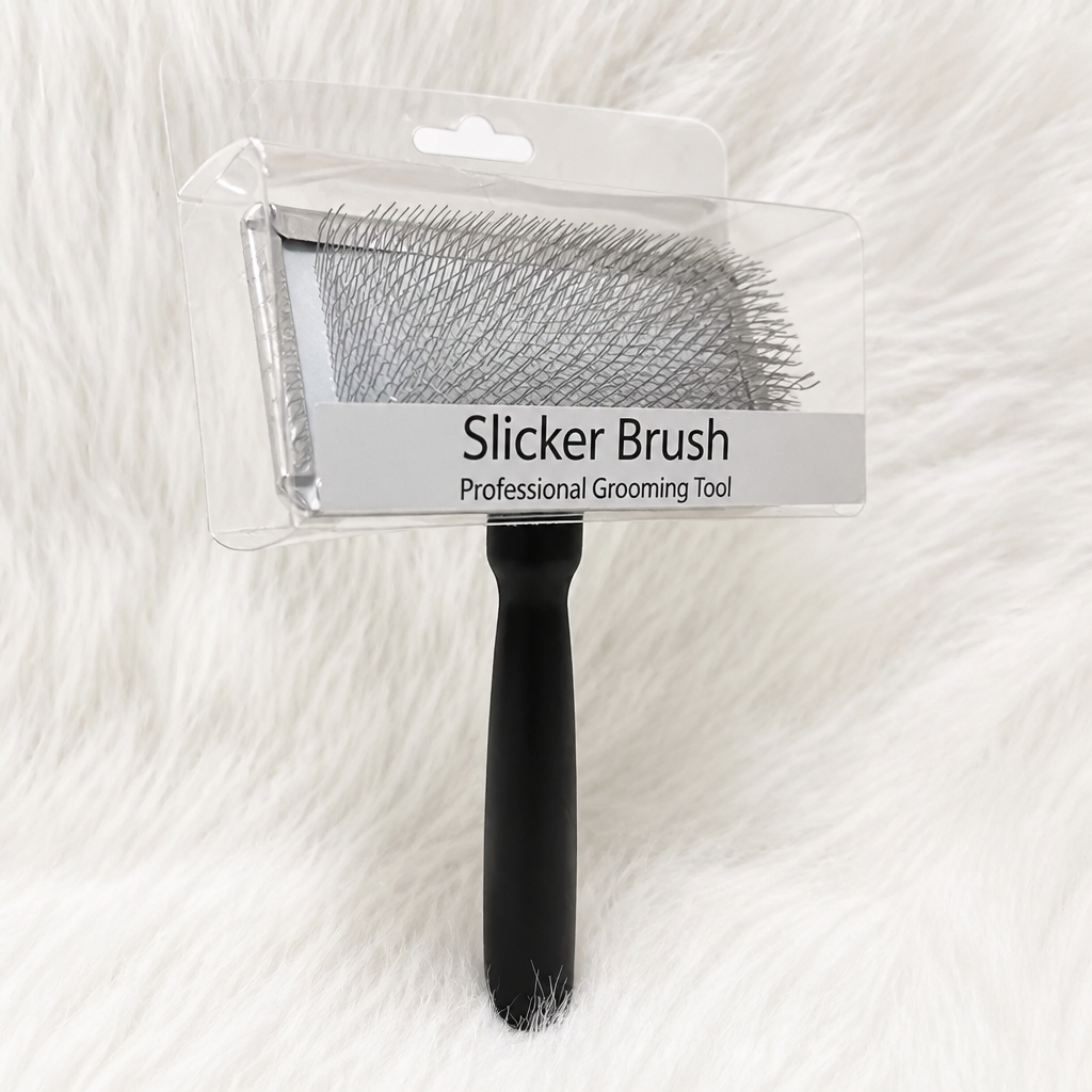 Wooden Air-Cushioned Pin Brush for Cats & Dogs