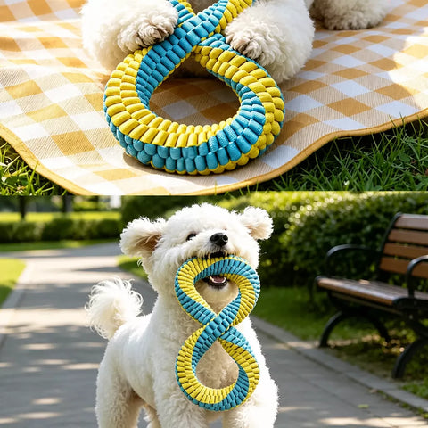 Nylon Dog Tug Toy for Interactive Play