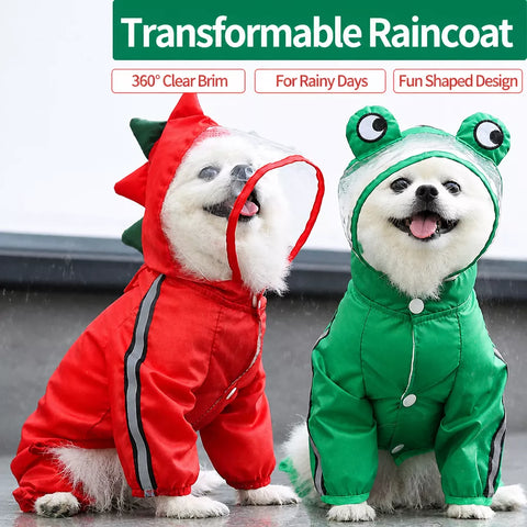 Four-Leg Waterproof Dog Raincoat