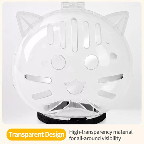 Clear Plastic Recovery Cone for Cats