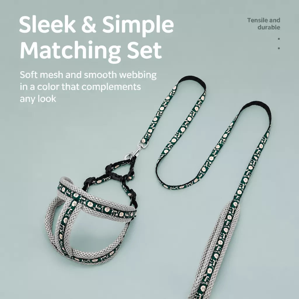 Small Dog Vest Harness and Leash Set