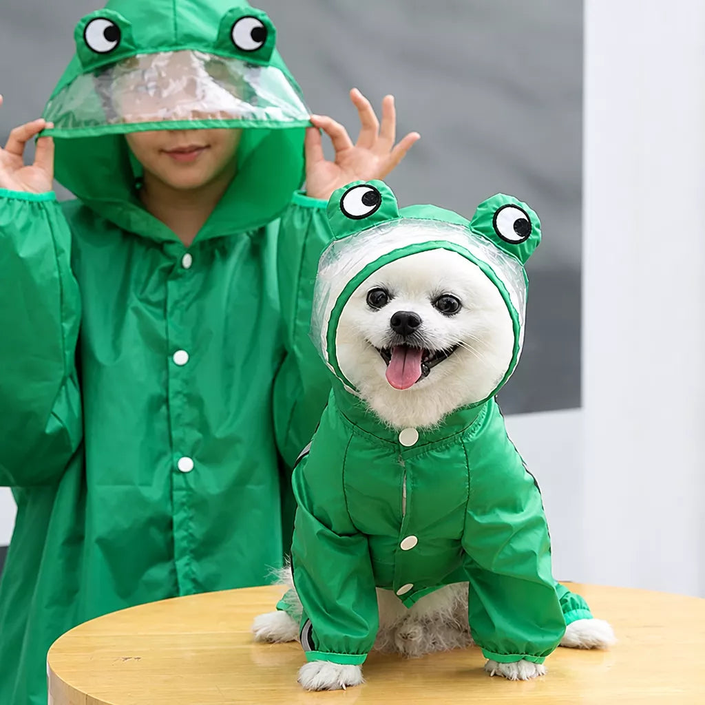 Four-Leg Waterproof Dog Raincoat