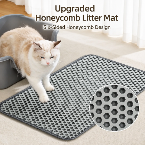 Double-Layer Cut-to-Fit Cat Litter Mat
