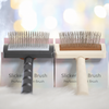 Wooden Air-Cushioned Pin Brush for Cats & Dogs