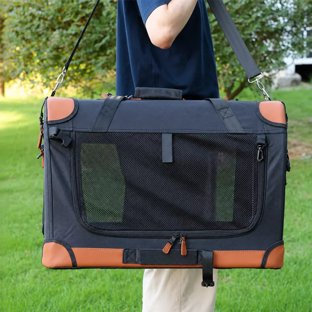Foldable Pet Carrier for Cats and Dogs