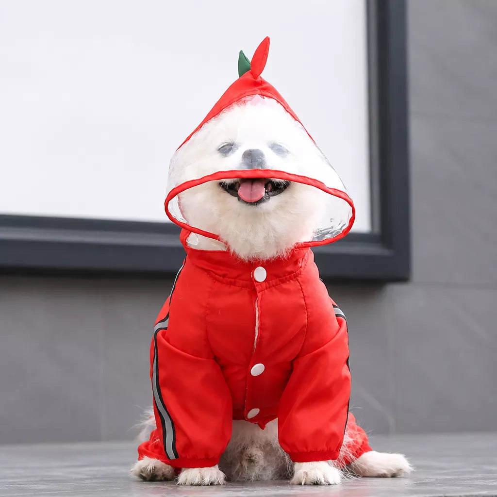 Four-Leg Waterproof Dog Raincoat