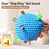 4.7-Inch Squeaky Plush Rolling Ball Toy for Dogs