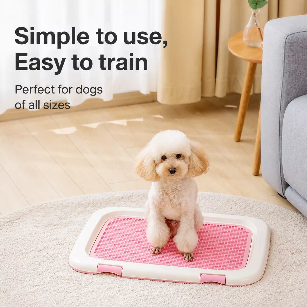 Elevated Mesh Dog Potty Tray