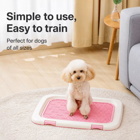 Elevated Mesh Dog Potty Tray