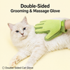 Reversible Cat Grooming Glove for Loose Fur & Coat Care