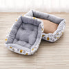 All-Season Padded Rectangular Pet Bed for Dogs & Cats