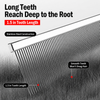 Stainless Steel Dual-Tooth Grooming Comb for Cats & Dogs