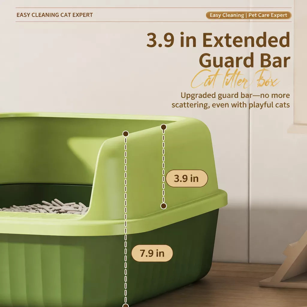 Extra-Large Semi-Enclosed Cat Litter Box p-05685