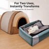 Enclosed Pet Bed House with Removable, Washable Design