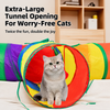 Rainbow Cat Tunnel Toy