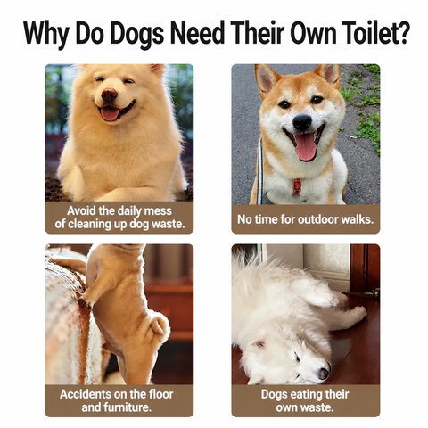 Elevated Dog Potty Tray with Steel Frame