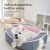 Thick Winter Pet Bed with Removable, Washable Cover