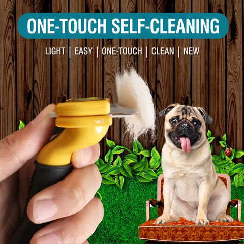 Flea and Deshedding Comb for Cats and Dogs