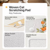 Wall-Mounted Cat Scratcher with Woven Cotton Rope
