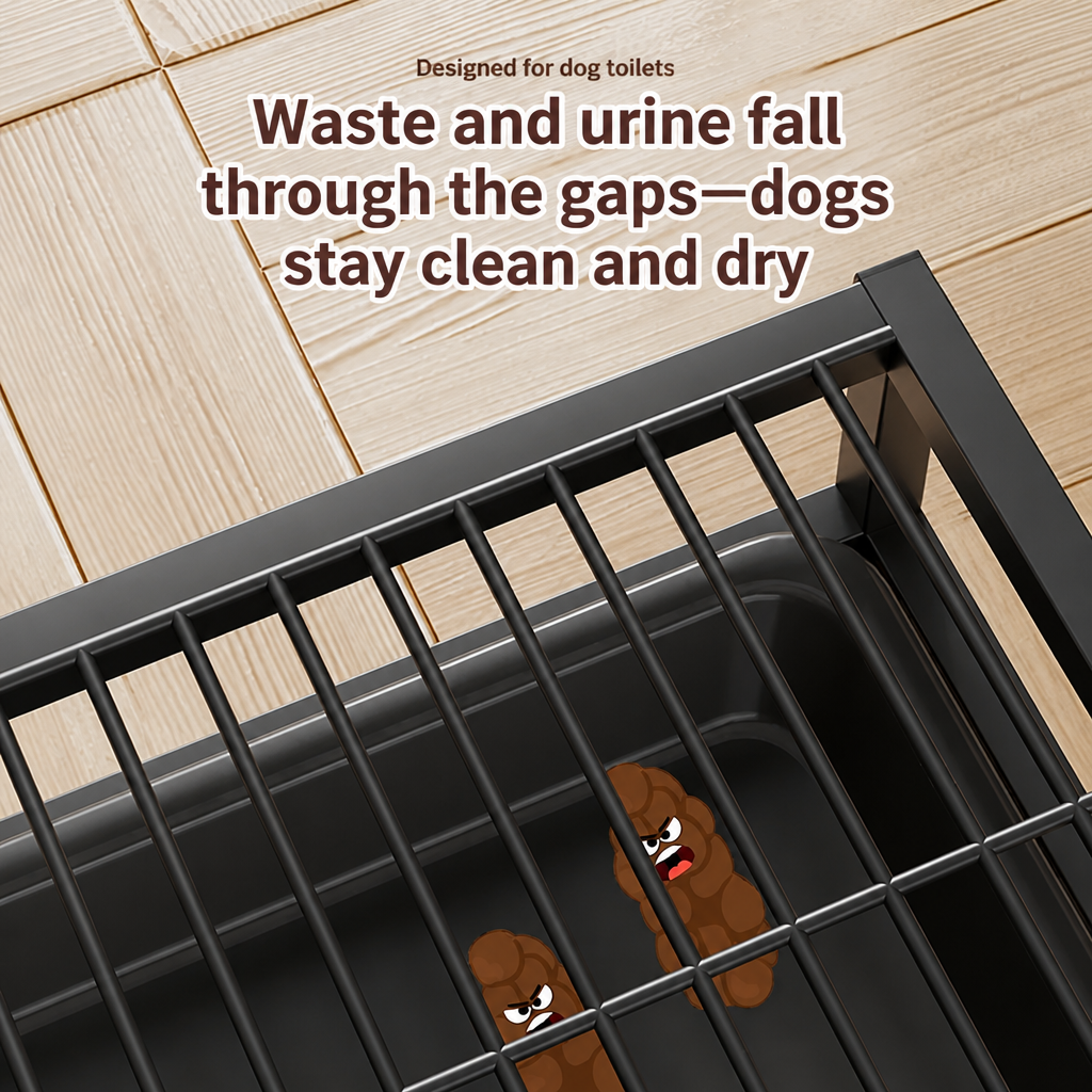 Drawer-Style Dog Potty Tray