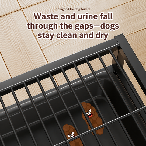 Drawer-Style Dog Potty Tray