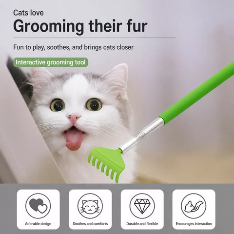 Retractable Pet Scratching Stick