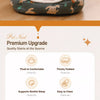 Semi-Enclosed Plush Pet Bed for Cats and Small Dogs