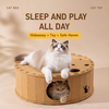 Donut Cat Scratcher Tunnel Bed