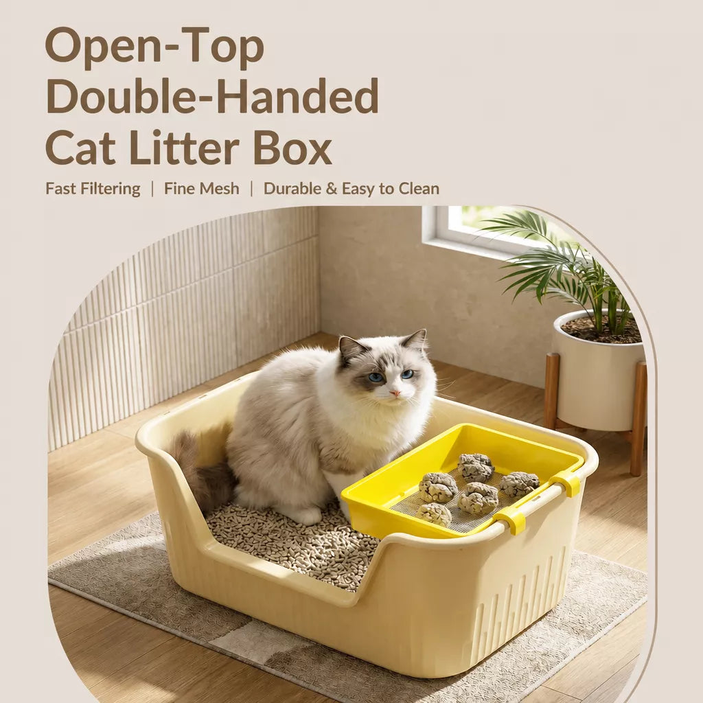 Cat Litter Sifting Screen & Scoop