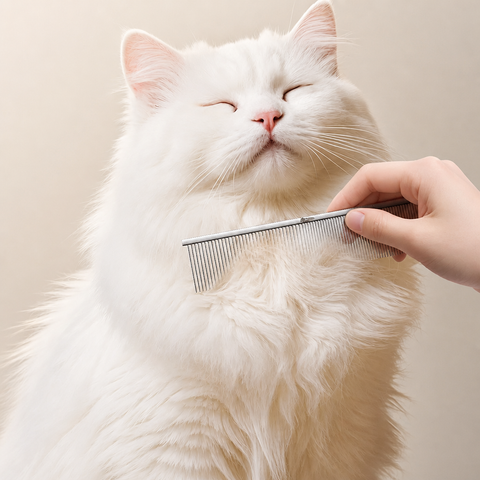 Stainless Steel Grooming Comb for Cats & Dogs