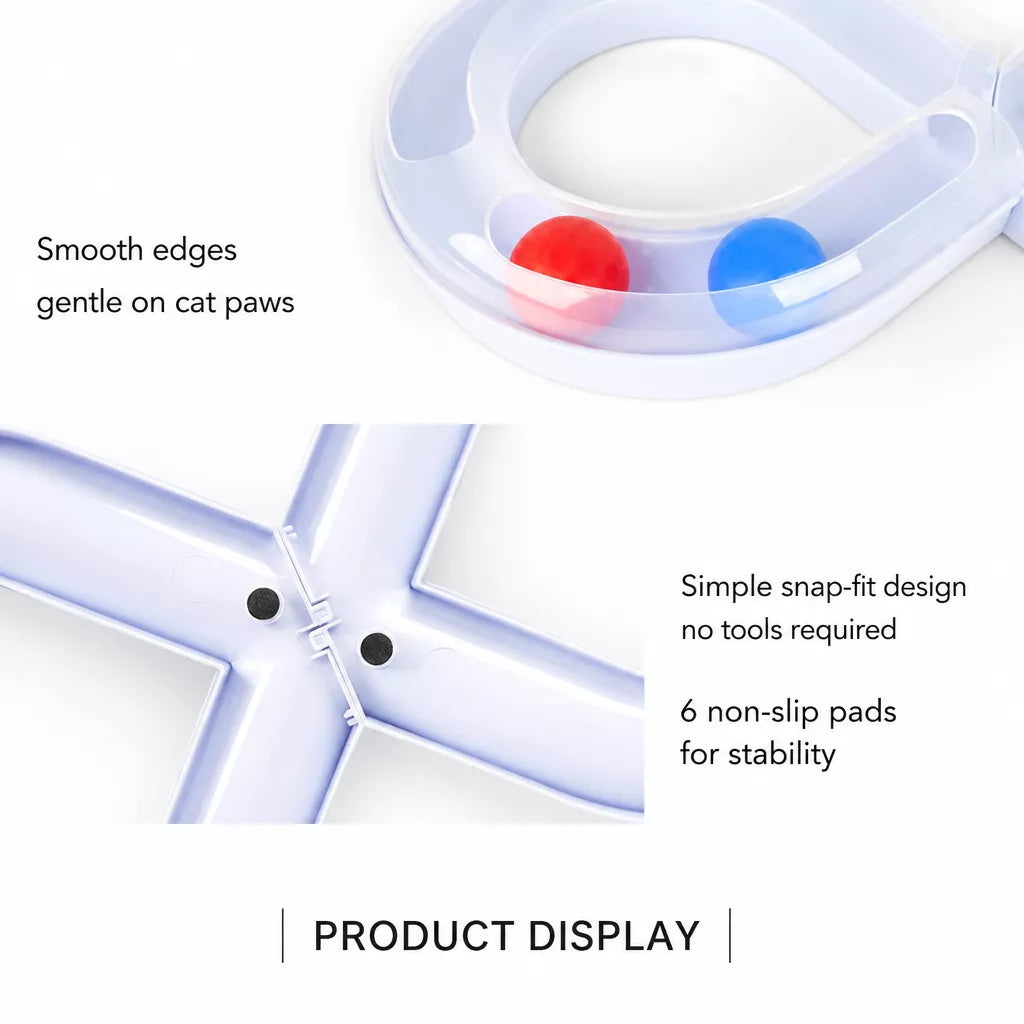8-Shape Track Ball Interactive Cat Toy