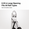 Stainless Steel Dog Nail Clippers with File for Medium & Large Dogs