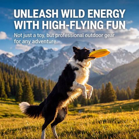 Floating Dog Flying Disc Toy for Fetch p-01180