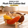 Flower-Shaped Cat & Small Dog Bed with Removable Cover and Stand